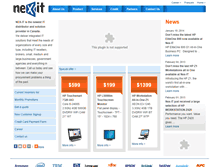 Tablet Screenshot of nex-it.ca